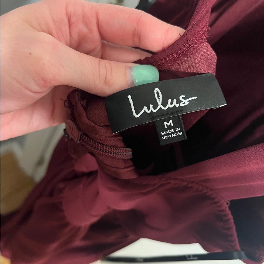 Lulus bridesmaid gown